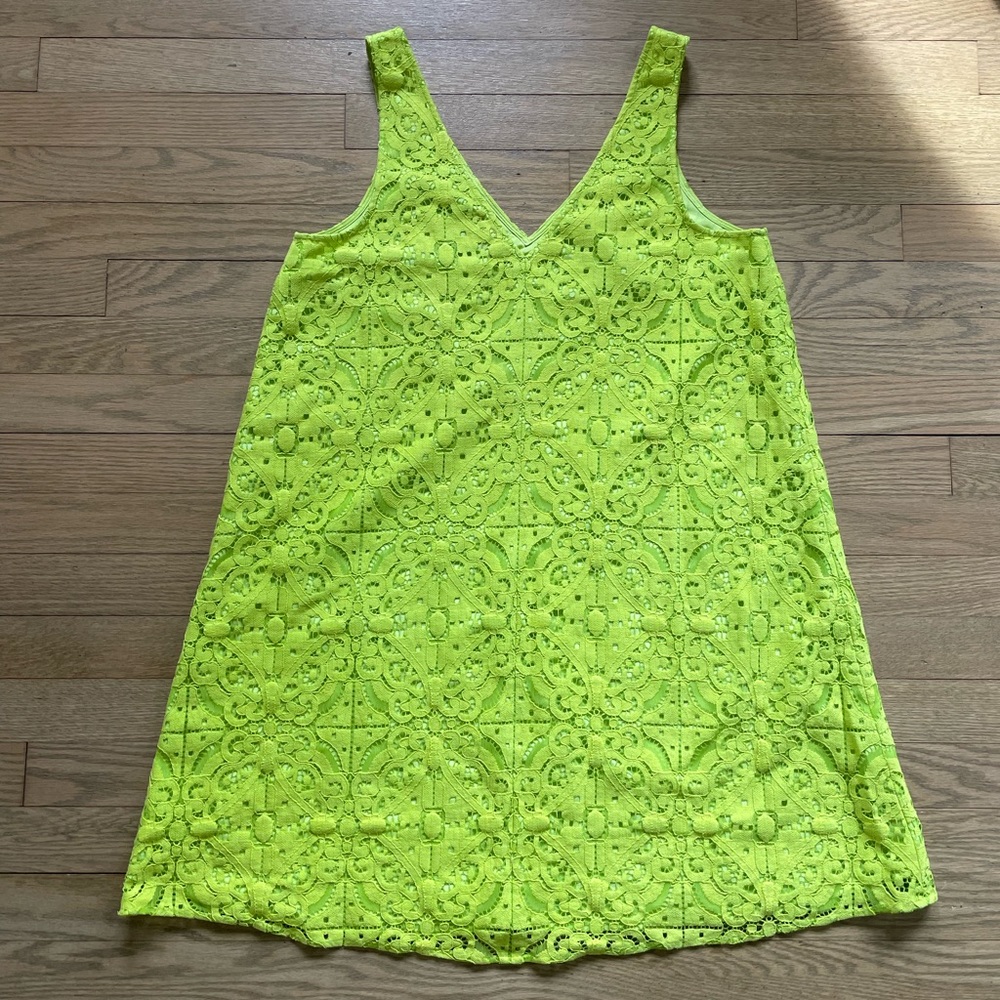 NWT - LILLY PULITZER “Anamaria” Lime Tank Mini Summer Dress - Picture 5 of 10